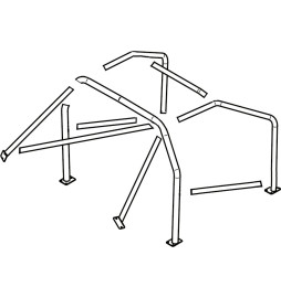 Sassa roll cage type A-0 Audi coupe type 85-82, B2, 80-91
