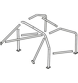 Jaula antivuelco Sassa tipo A-0 Audi coupe type 85-82, B2, 80-91