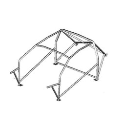 Célula de seguridad Sassa tipo B VW Golf II 3-door, 84-91