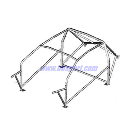 Célula de seguridad Sassa tipo B VW Golf II 3-door, 84-91