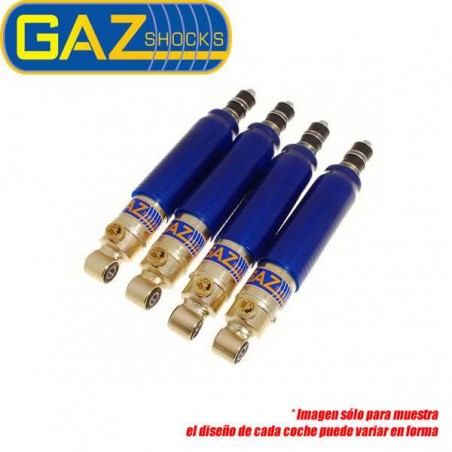 VW Golf 4 All models 96- Set 4 amortiguadores delt. + tras. deportivos dureza ajustable GAZ Shocks