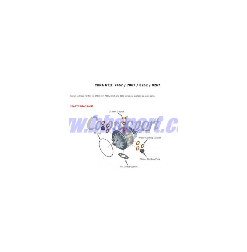 HKS GT2 8267 Turbo Center Cartridge (Chra) Gt1000+