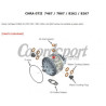 HKS GT2 8267 Turbo Center Cartridge (Chra) Gt1000+