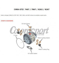 HKS GT2 8267R Turbo Center Cartridge (Chra) Gt1000+