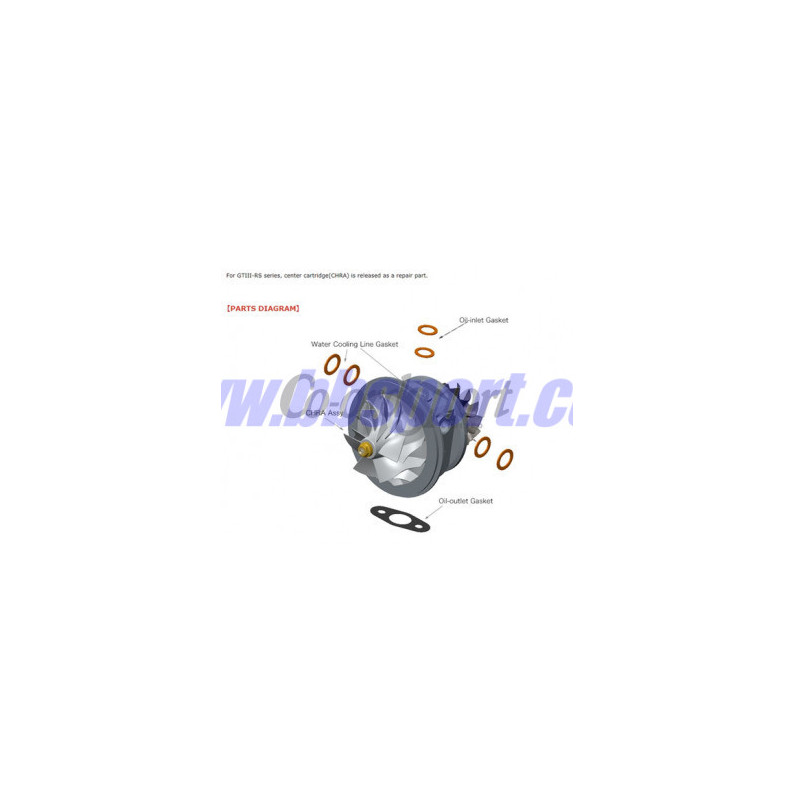 HKS G3-RS Turbo Center Cartridge (Chra) HKS G3-RS Turbo Center Cartridge (Chra)
