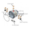 HKS GT3 Turbo 5R Center Cartridge (Chra)