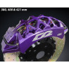 Kit de frenada D2 Racing multipistones y discos modulares, de 286 mm a 421 mm eje delantero