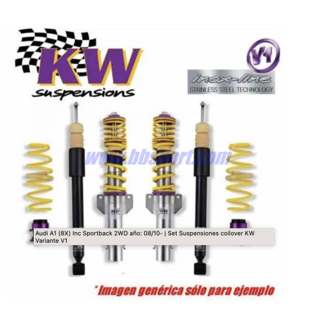 Volkswagen Tiguan II (5N) sin DDC (Espedificar modelo exacto en checkout) 01/16- Set Suspensiones coilover KW Variante V1