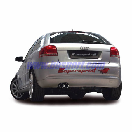 Líneas de escapes y accesorios Supersprint para Audi A3 8P