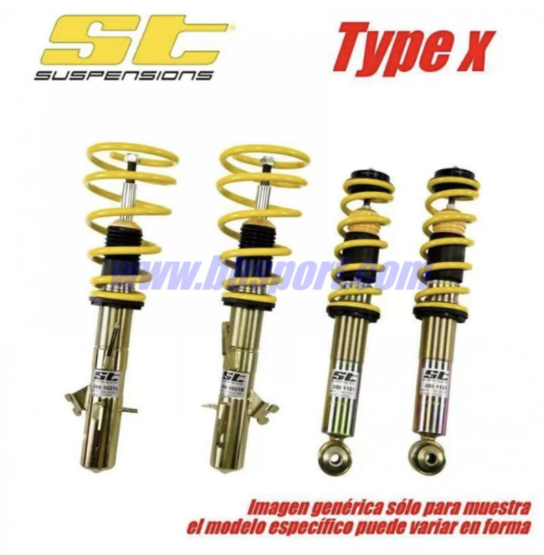 Audi A1 Sportback (8X) 2WD 02/12- | MMA delt. axis -900Kg | Coilovers ST Suspension type X