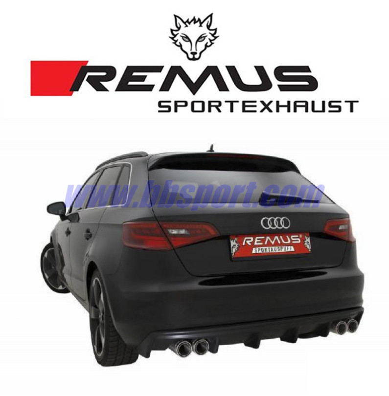 Líneas de escapes y accesorios Remus para Audi A3 8L