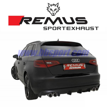 Líneas de escapes y accesorios Remus para Audi A3 8L