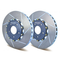 Girodisc Front Slotted 2pc Brake Disc Mitsubishi Lancer Evolution 5-9 - Set de 2 discos lado derecho e izquierdo