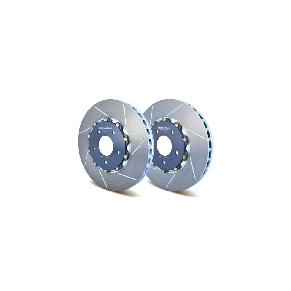 Girodisc Front Slotted 2pc Brake Disc Mitsubishi Lancer Evolution 5-9 - Set de 2 discos lado derecho e izquierdo