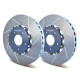 Girodisc Front Slotted 2pc Brake Disc Mitsubishi Lancer Evolution 5-9 - Set de 2 discos lado derecho e izquierdo