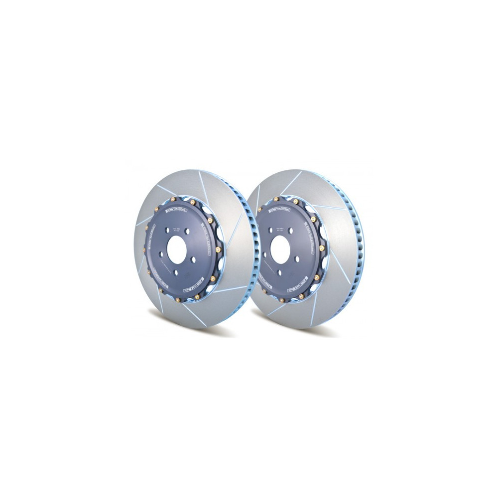 Girodisc Front Slotted 2pc Rotor Audi RS6 380mm Upgrade - Left Hand Disc Girodisc Front Slotted 2pc Rotor Audi RS6 380mm Upgrade - Left Hand Disc