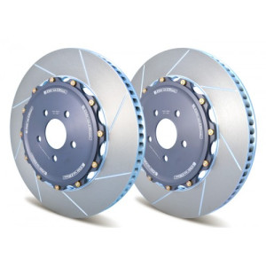 Girodisc Front Slotted 2pc Rotor Audi RS6 380mm Upgrade - Left Hand Disc