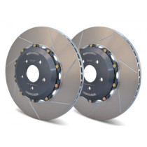 Girodisc Front Slotted 2pc Rotor Ford Focus RS MK3 - Set de 2 discos lado derecho e izquierdoDisc