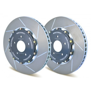Girodisc Front Slotted 2pc Rotor Set Honda Civic FK2 y FK8 Type R -Set de 2 discos lado derecho e izquierdo