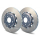 Girodisc Rear Slotted 2pc Rotor Audi RS4 B7 - Left Hand Disc