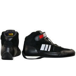 Botines ignífugos automovilismo RRS FIA Prolight Black