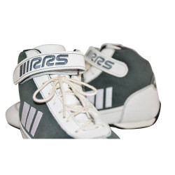 Botines ignífugos automovilismo RRS FIA Prolight White