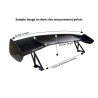 Spoiler Universal fibra de Carbono Carbontrenz Spoiler DRFT Style 10