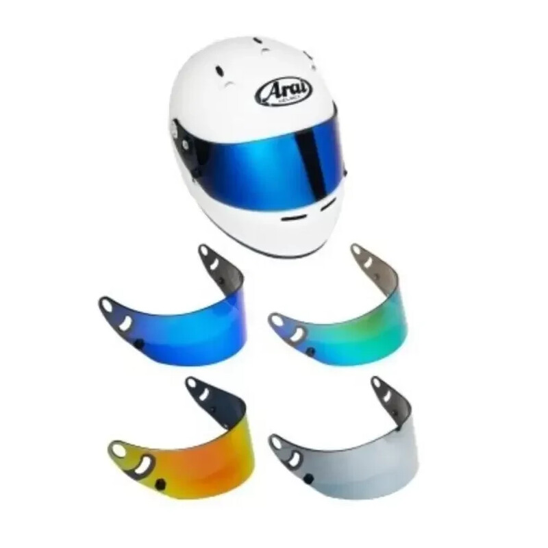 Pack casco de karting infantil Arai CK-6 con visera iridium y kit aerodinámico