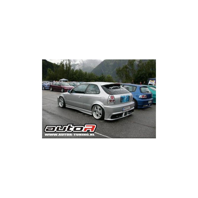 Honda Civic 96-00 3D Rearbumper Old School Honda Civic 96-00 3D Rearbumper Old School