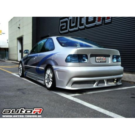 Honda Civic 92-95 2/4D Rearbumper Old School