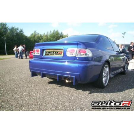 Honda Civic 92-95 2/4D Rearbumper Racing