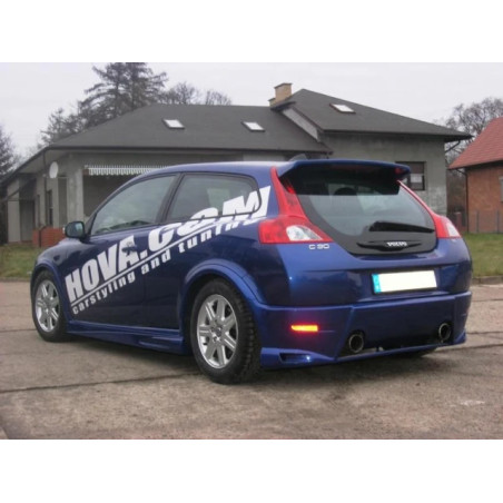 Volvo C30 HB 07+ Rear Bumper Addon type SWF