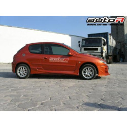 Peugeot 206 98-03 3D Sideskirts Hunter