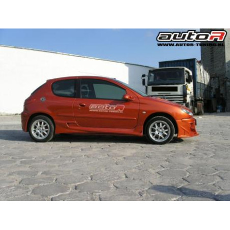 Peugeot 206 98-03 3D Sideskirts Hunter