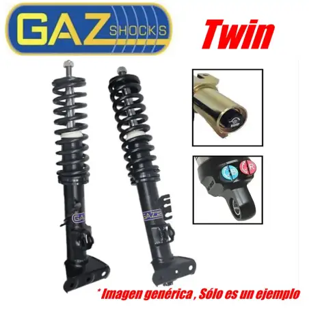VW Golf 4 GAZ TWIN kit suspensiones de cuerpo roscado regulables para conducción en circuito y rally asfalto