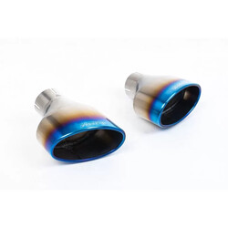Escape cat-back resonado homologado ECE Milltek Sport Audi TTRS Mk3 Quattro (19-), colas de titanio quemado