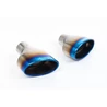 Escape cat-back resonado homologado ECE Milltek Sport Audi TTRS Mk3 Quattro (19-), colas de titanio quemado