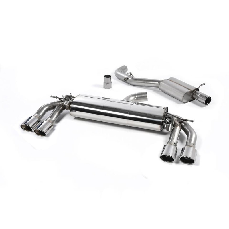 Sistema de escape Cat-Back resonado (con aprobación EC) Milltek Sport – Audi TTS MK3 2.0 TFSI Quattro 2014+ Sistema de escape Cat-Back resonado (con aprobación EC) Milltek Sport – Audi TTS MK3 2.0 TFSI Quattro 2014+