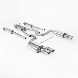 Sistema de escape Cat-Back resonado (con aprobación EC) Milltek Sport – Audi S6 C6 5.2 V10 FSI Quattro (06-11)