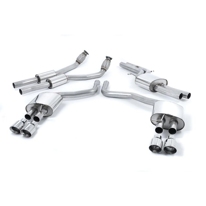 Sistema de escape Cat-Back resonado (con aprobación EC) Milltek Sport – Audi S6, S7 C7 4.0 TFSI Quattro (12-18) Sistema de escape Cat-Back resonado (con aprobación EC) Milltek Sport – Audi S6, S7 C7 4.0 TFSI Quattro (12-18)