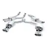 Escape cat-back resonado homologado ECE Milltek Sport Audi S6 C7/S7 Sportback (12-18), colas pulidas