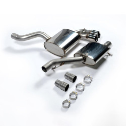 Sistema de escape Cat-Back resonado (con aprobación EC) Milltek Sport – Audi S3 8P 2.0T Quattro 3 puertas (06-12)