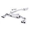 Sistema de escape Cat-Back resonado (con aprobación EC) Milltek Sport – Audi S1 8X 2.0 TFSI Quattro (14-18)