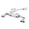 Sistema de escape Cat-Back resonado (con aprobación EC) Milltek Sport – Audi S1 8X 2.0 TFSI Quattro (14-18)