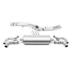 Escape pipe-back homologado ECE Milltek Sport Audi RSQ8 (20-), con las colas de serie