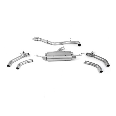 Sistema de escape trasero OPF 80mm (con aprobación ECE R59) Milltek Sport – Audi RSQ3 F3 2.5T Soportback & Suv (Con OPF) 2020+