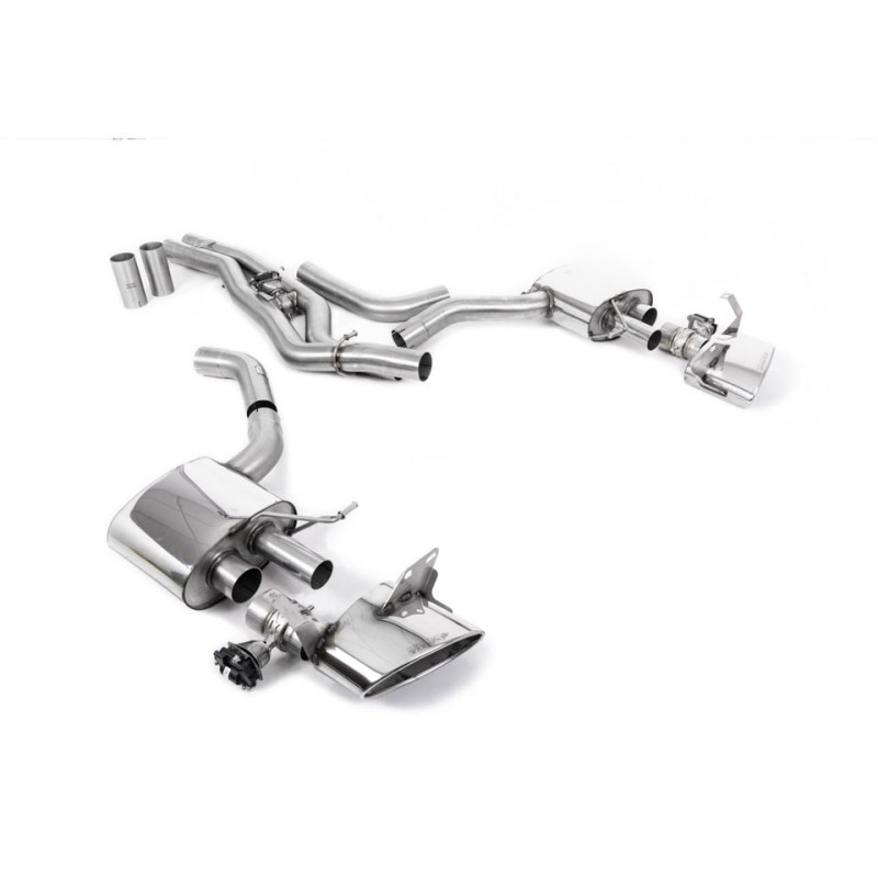 Silencioso delantero sistema trasero no resonado (con aprobación EC) Milltek Sport – Audi RS6, RS7 C8 V8 Bi-Turbo (Con OPF) Silencioso delantero sistema trasero no resonado (con aprobación EC) Milltek Sport – Audi RS6, RS7 C8 V8 Bi-Turbo (Con OPF)
