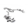 Silencioso delantero sistema trasero no resonado (con aprobación EC) Milltek Sport – Audi RS6, RS7 C8 V8 Bi-Turbo (Con OPF)