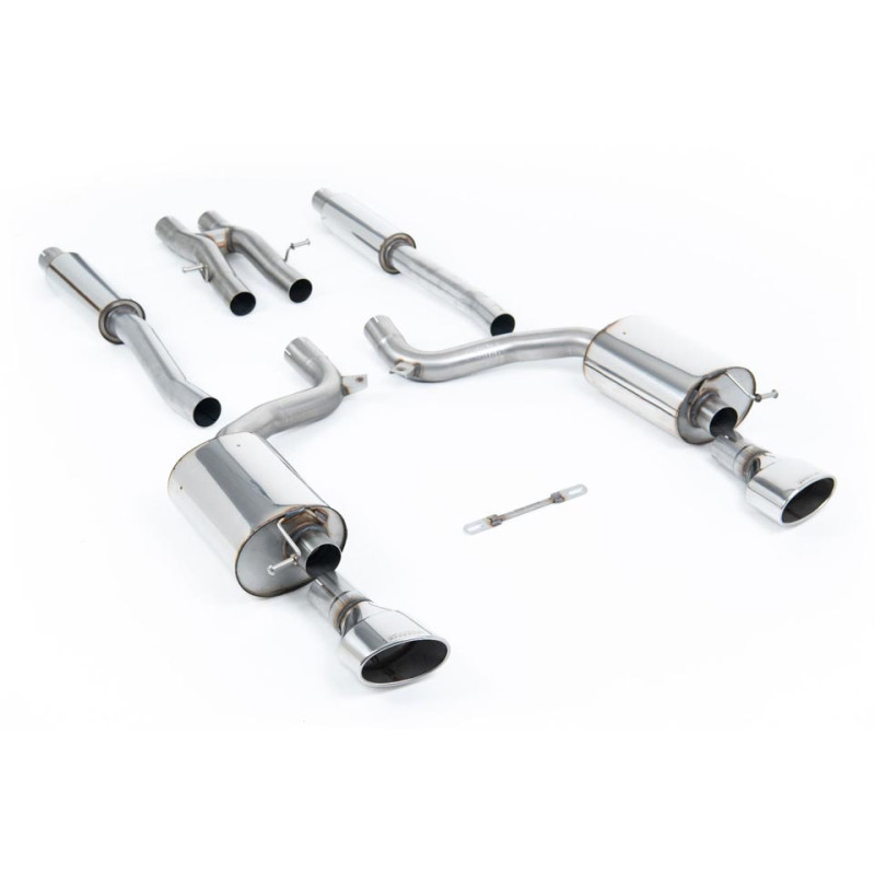 Sistema de escape Cat-Back resonado (con aprobación EC) Milltek Sport – Audi RS6 C6 5.0 V10 Bi-Turbo Quattro (08-10) Sistema de escape Cat-Back resonado (con aprobación EC) Milltek Sport – Audi RS6 C6 5.0 V10 Bi-Turbo Quattro (08-10)