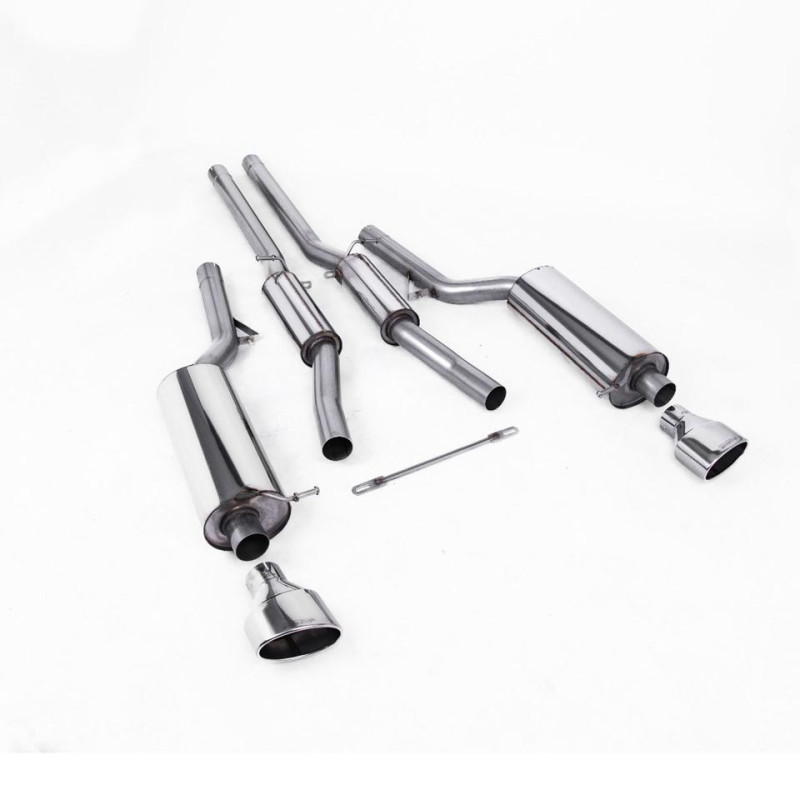 Sistema de escape Cat-Back resonado (con aprobación EC) Milltek Sport – Audi RS6 C5 V8 Berlina & Avant (02-04) Sistema de escape Cat-Back resonado (con aprobación EC) Milltek Sport – Audi RS6 C5 V8 Berlina & Avant (02-04)